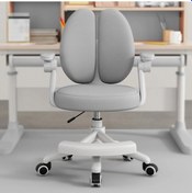 Resim Puffy Çocuk Çalışma Sandalyesi Gri Gri 