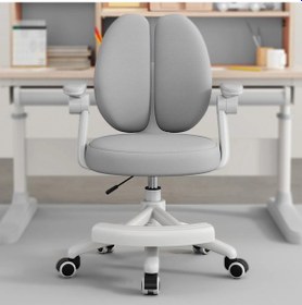 Resim Puffy Çocuk Çalışma Sandalyesi Gri Gri 