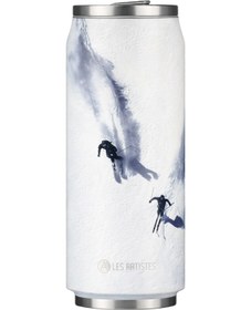 Resim Les Artistes Paris Isı Yalıtımlı Kutu Çelik Termos 500ml Ski Çok Renkli 