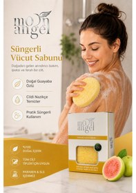 Resim Süngerli Sabun Doğal Güzellik Tropical Extract Vücut Sabunu Tropikal 