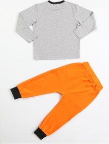 Resim Casabony Tiger Paws Turuncu Pantolon+T-Shirt Takım-Turuncu 