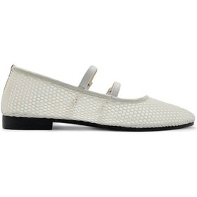 Resim Hive Beyaz Petek File Kadın Babet Ayakkabı Beyaz 