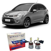 Resim Citroen C3 Led Xenon Kısa Far Ampulü H7 Duo Yeni Seri Beyaz 2002 - 2016 