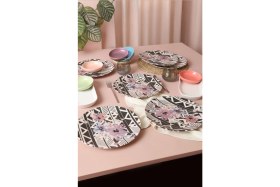 Resim Keramika Leylak Çeyiz Seti 14 Parça 6 Kişilik 18231 