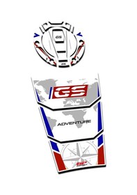 Resim GP Kompozit BMW R 1200 GS / R 1250 GS ADV 2013-2023 Uyumlu Tank Pad Mavi 