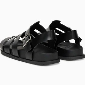Resim Tommy Hilfiger Bindi Patentli Kadın Balıkçı Sandalet Black - Black / 40 