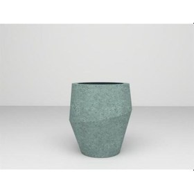 Resim Nuano Consept Lilya Serisi Yuvarlak Saksı Yeşil 48x60 