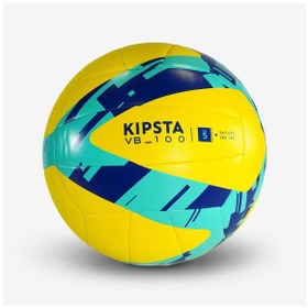 Resim Öğretici Voleybol Topu - Sarı - V100 Sarı - Mavi 