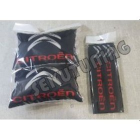 Resim Cıtroen Oto Boyun Yastığı Ve Kemer Konforu Mini Set 