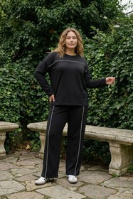 Resim Elisho Büyük Beden OŞHO Modal Kumaş Eşofman Takım 