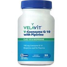 Resim Velavit V-Coenzyme Q10 With Piperine 30 Kapsül 