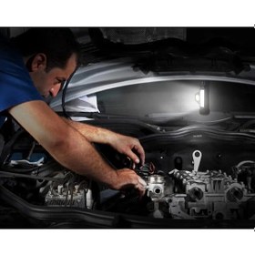 Resim Ultra Güçlü Şarjlı Mıknatıslı Kafa Lambası Cob Led Avcı Balıkçı Kamp Feneri Deprem Işığı Siyah 