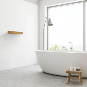 Resim Le Moduler Belize 70 Cm Katlanabilir Çamaşır Kurutma Askısı - Duvara Monte, 5 Sıra Boru, 25 Kg Kapasite, Paslanmaz-Antrasit 