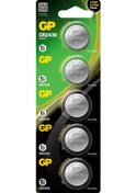 Resim GP CR2430 3V Lityum Blister Düğme Pil 5'li 