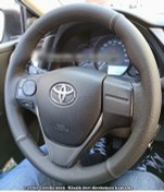 Resim Toyota Corolla E190 2013-2018 Araca Uyumlu Direksiyon Kılıfı Mat 