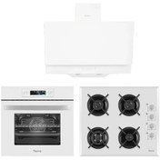 Resim Ferre LUXURY BEYAZ MEGA ANKASTRE SET (D017 + 1140wb + 11001) 