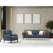 Resim London 3+1 Berjer Koltuk Takımı Antrasit 