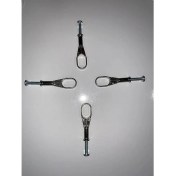 Resim U Flanş 4lü Paket Vidalı Dolap Askı Aparatı Tüm Marka Ürünlere Uyumlu 