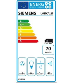 Resim Siemens LI63TCA11T Teleskopik Aspiratör Inox 