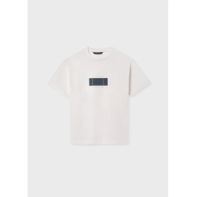 Resim Mayoral Erkek Çocuk Baskılı Tshirt Beyaz 