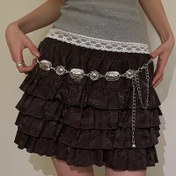 Resim Kadınlar İçin Bel Kemeri: Premium Vintage Aksesuar, Çok Yönlü Elbise ve Kot Kemer Dekorasyonu, 2024 Yeni Kabartmalı Metal Bel Bandı 