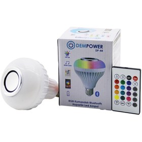 Resim Go İthalat 2IN1-KUMANDALI RGB LED AMPUL - BLUETOOTH HOPARLÖR MÜZİK ÇALAR LED-7W - HOPARLÖR-3W (5224) 