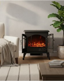 Resim Reyo Stove Babil Isıtıcılı Çift Kademe Dekoratif Elektrikli Şömine 