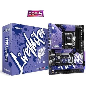 Resim Asrock Z790 LiveMixer İntel 6800 MHz (OC) DDR5 Soket LGA1700 ATX Anakart 