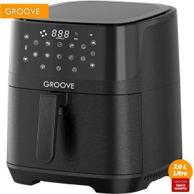 Resim Groove Max XXL 7L 1800W Wifi Air Fryer Siyah Kolay Temizlik ve Ek Özellikler Sunar 