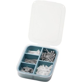 Resim Vida Ve Dübel Seti, Çok Renkli, 175 Parça 