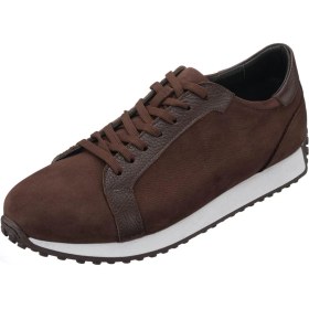 Resim Costo Shoes HKN141 Kahve Dana ;nubuk Deri Erkek Spor Ayakkabı Hafif Termo Taban Rahat Geniş Kalıp Şık Tasarım 