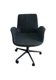 Resim Kamusalmarket Çalışma Sandalyesi Siyah Metal Ayaklı Döküm Sünger Ücretsiz Kargo 