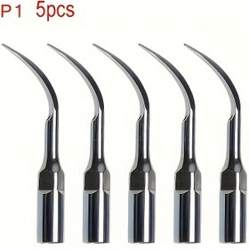 Resim 5 adet hassas paslanmaz çelik uç, Model P1 - Düz siyah kılıf, hidrolik, pnömatik ve su boru sistemleri için ideal, dayanıklı ve montaj kolaydır. 