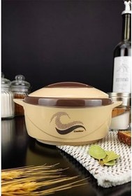 Resim Digithome Paslanmaz Çelik Hazneli Yemek Termosu 500 Ml Kahverengi - CKR3148 