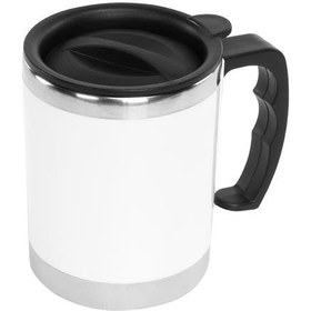 Resim S-link SL-TM1978 Beyaz 330ML Iç 304 Dış 201 Paslanmaz Çelik Kupa 