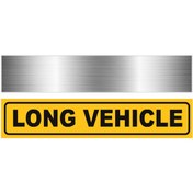 Resim opersan LONG VEHICLE TEHLİKE İŞARET PLAKASI 500X110 MM 