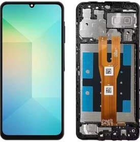 Resim Samsung A06 Sm-a065f Uyumlu Çıtalı Hk Lcd Ekran Dokunmatik 