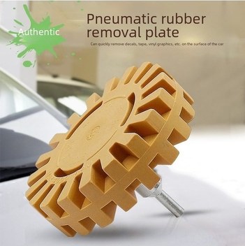 Besthome1 4 İnç 100mm Pnömatik Kauçuk Temizleme Tekerleği - Sert Yapıştırıcı Ve Boya Kaldırıcı