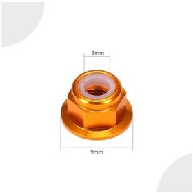 Resim Besthome1 104001 9mm Altın Somun Seti, 4 Adet, Uygun Alüminyum 