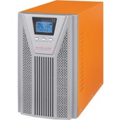 Resim Makelsan P.Pack SE Online (2700W) 3KVA 5/10 Dak. (6x12v 9AH Akü) UPS Turuncu 