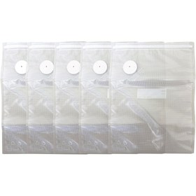 Resim Fabcio Fresh Tekrar Kullanılabilir Büyük Boy Vakumlu Saklama Poşeti 26x35cm (5 adet) 