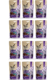 Resim Cat Solmon Bites 12x60gr. Somonlu, Kedi Ödül Maması 