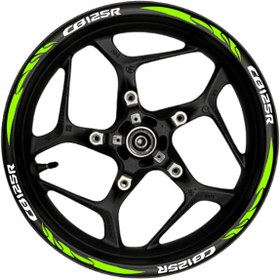 Resim AYGTİCARET CB125R Beyaz yazılı neon(fıstık yeşili) pençe şeritli 