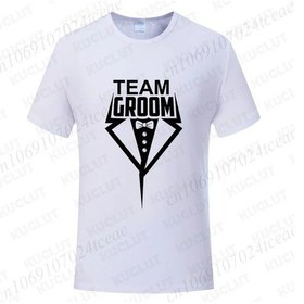 Resim Kuclut Damat Düğün Takımı, Bekarlığa Veda Parti Tişörtü, Komik Sağdıç Tişörtüfildişierkek Fildişi 