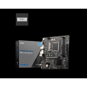 Resim MSI Pro H610m-g Ddr5 5600mhz Matx 1700 