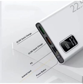 Resim Tonex Pd-10 10000 Mah Pd Qc3.0 22.5w Hızlı Ekranlı Powerbank Siyah 