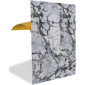 Resim Tink Kendinden Yapışkanlı 41 x 62 CM Siyah Çizgi Desenli Pvc Panel 