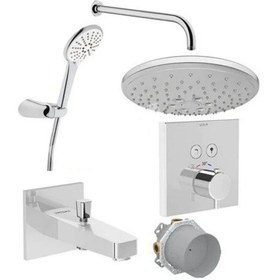Resim Artema Aquacontrol Ankastre Termostatik Duş Seti Krom A49294 