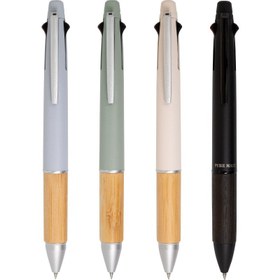 Resim Uni Jetstream 4&1 Bambu Multi Kalem - Mavi-Gri 