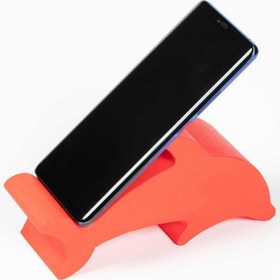 Resim Birlik Sünger Sünger Yunus Masa Üstü Telefon Ve Tablet Tutacağı Kırmızı 17x9x6 Cm 